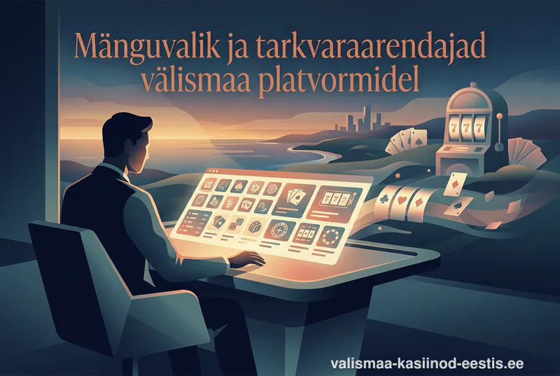 Mänguvalik ja tarkvaraarendajad välismaa platvormidel